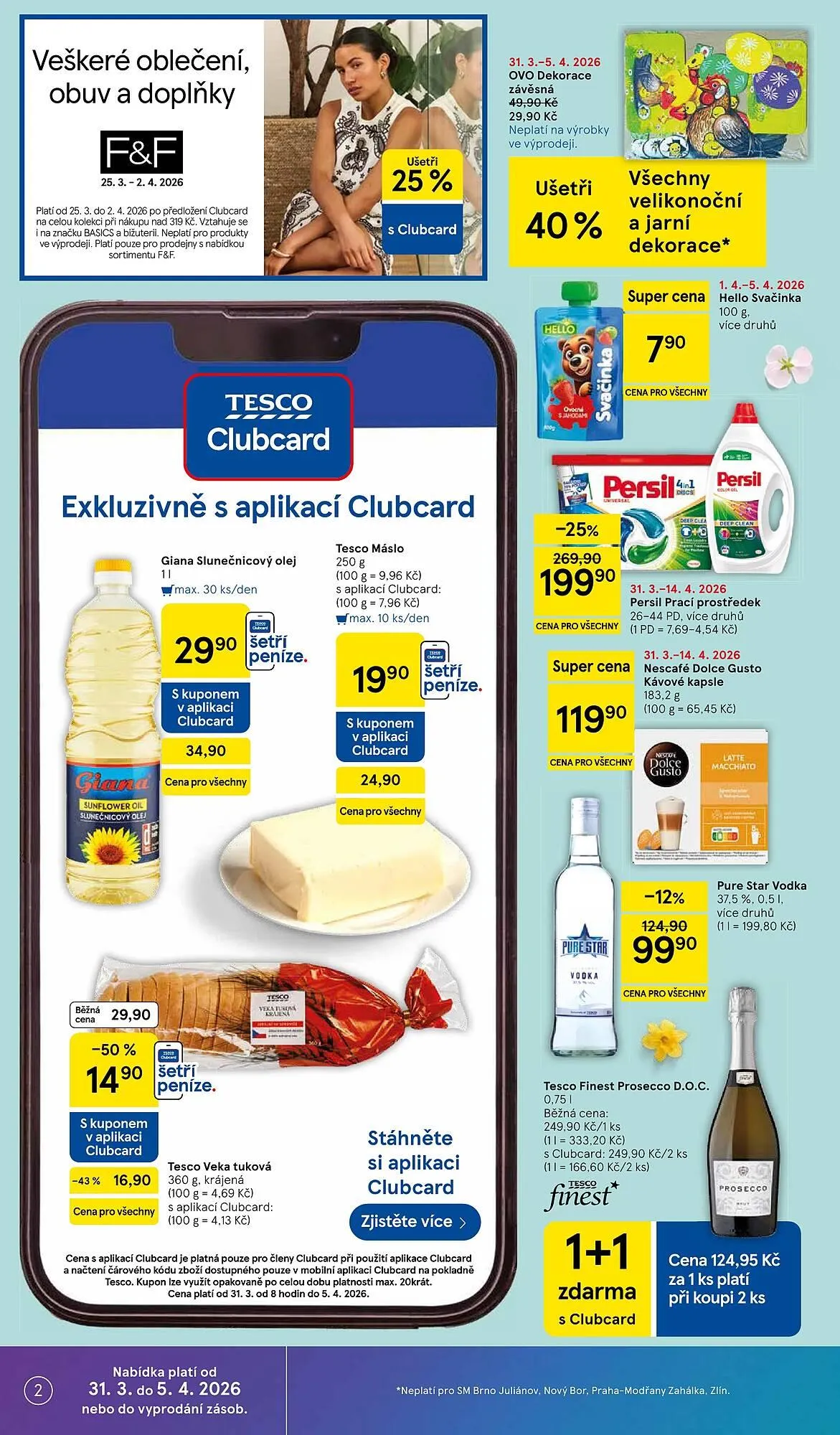 Tesco leták - 31. března 5. dubna 2026 - Page 2