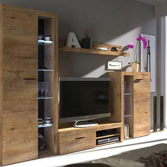 ROBBEN obývací stěna, dub lefkas