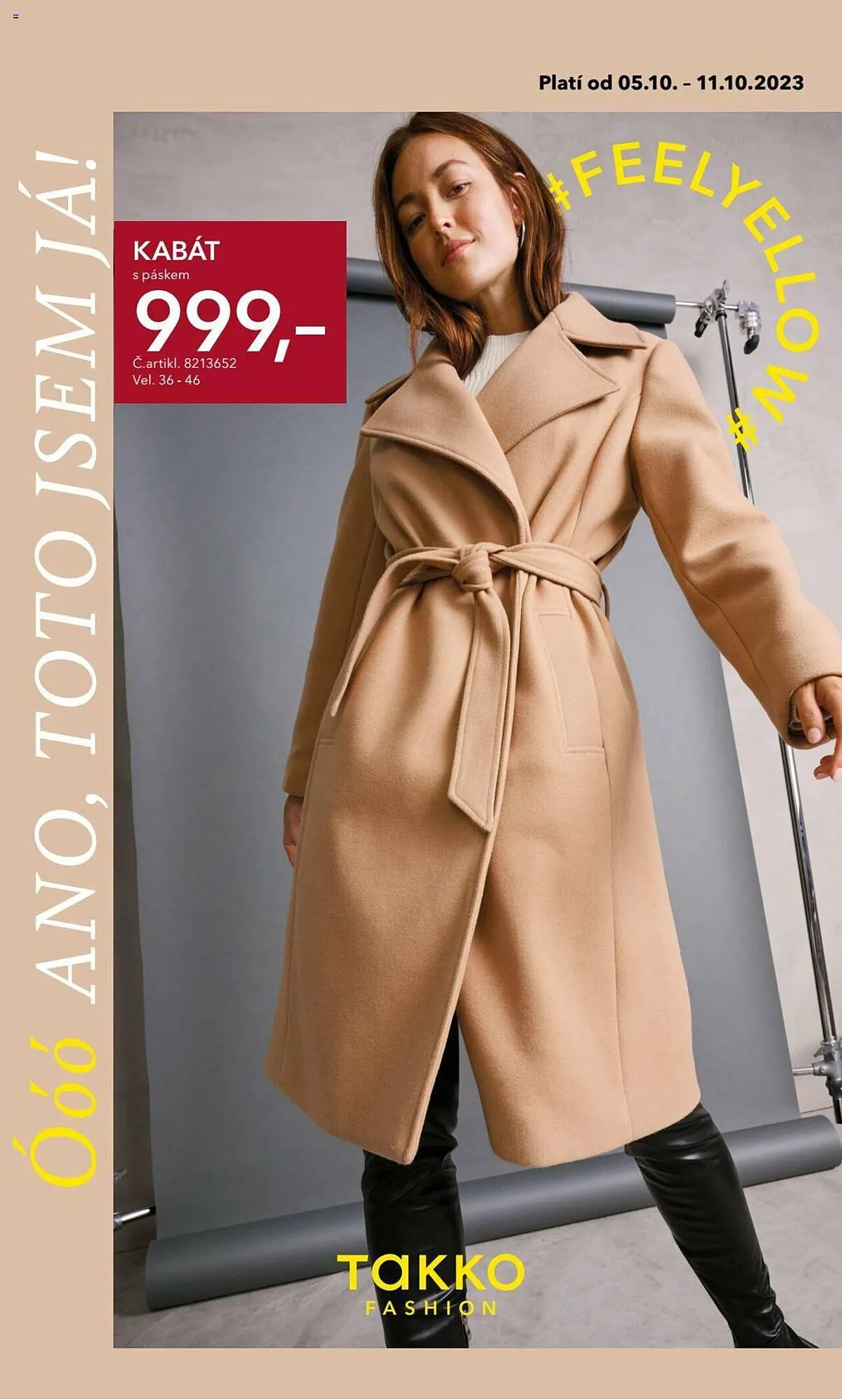 Takko leták - 5. října 11. října 2023 - Page 1