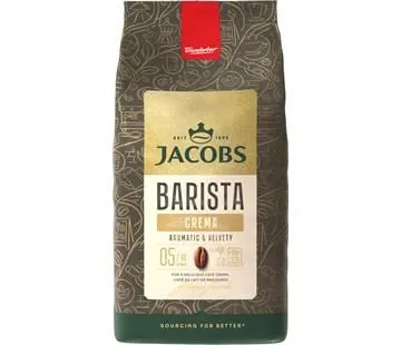 Jacobs Barista Crema, zrnková káva, 1000g