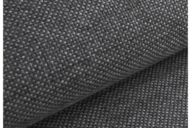 Rohová sedací souprava Bernett, antracitová ekokůže/šedá tkanina,levý roh