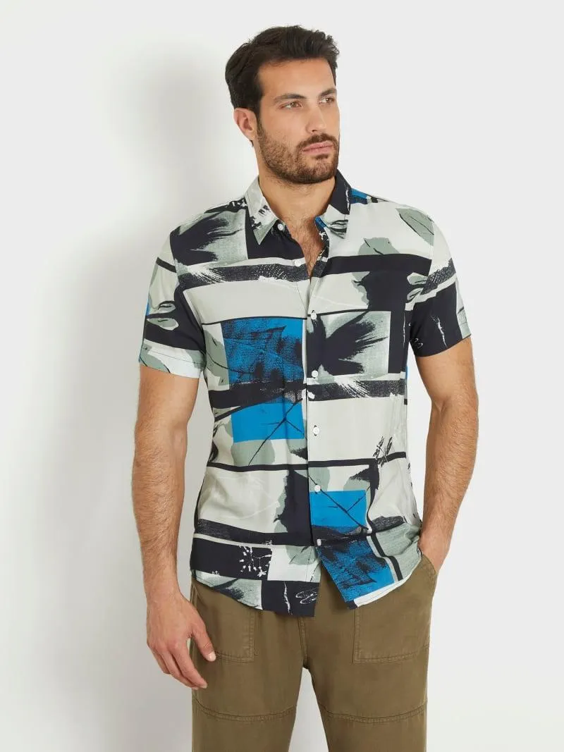Camisa con estampado integral