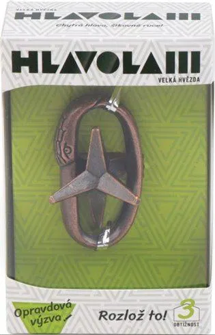Kovový hlavolam – Velká hvězda