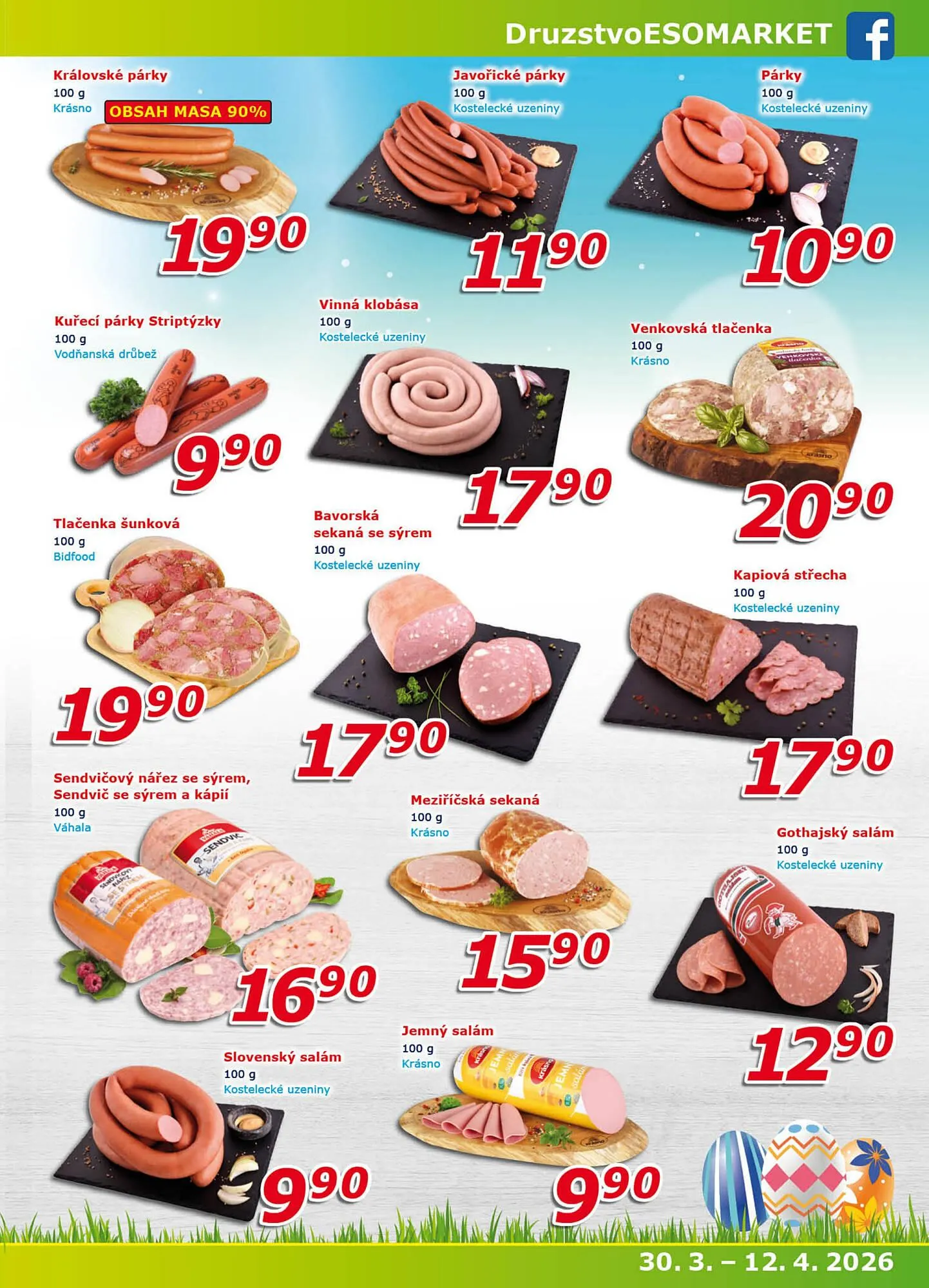 ESO MARKET leták - 30. března 12. dubna 2026 - Page 3