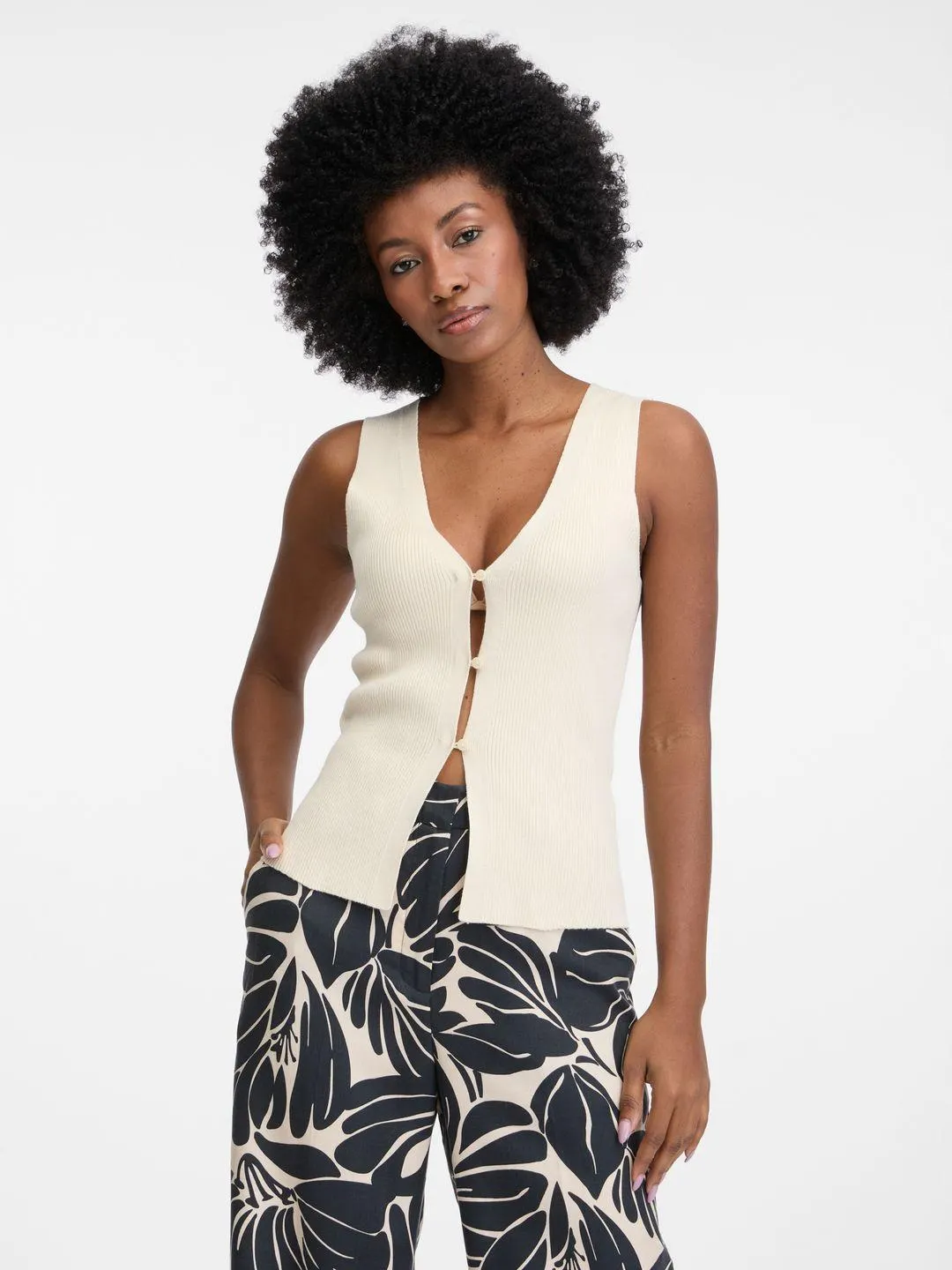 Béžová dámská vesta ORSAY