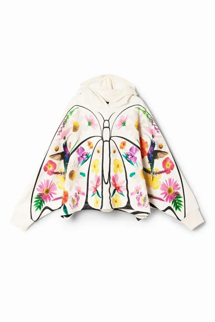 mikina Desigual Rose crudo