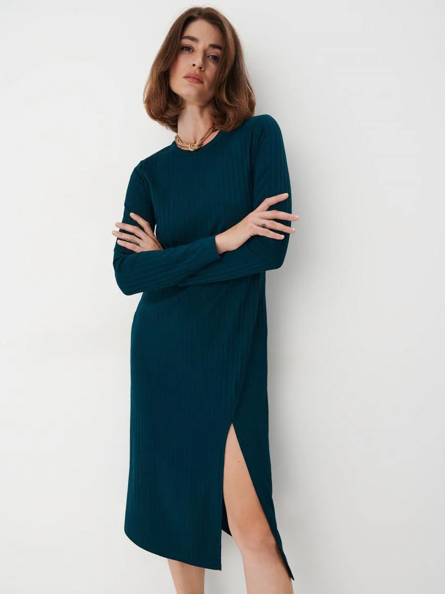 Žerzejové midi šaty