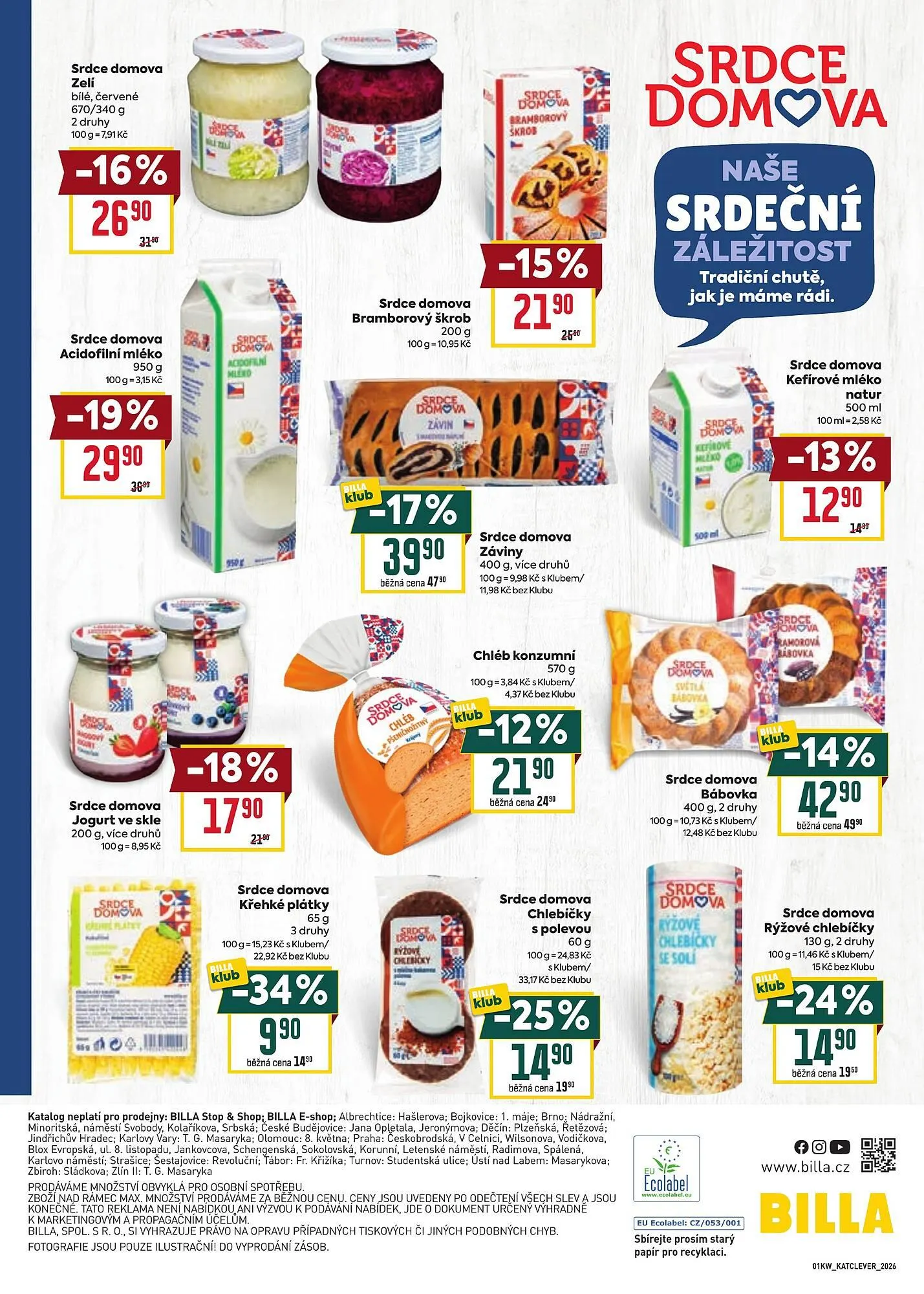 Billa leták - 2. ledna 27. ledna 2026 - Page 8