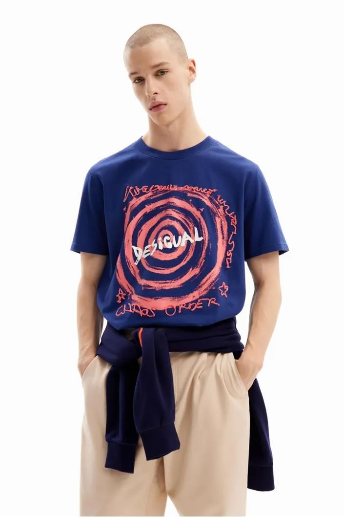 tričko Desigual Diego navy