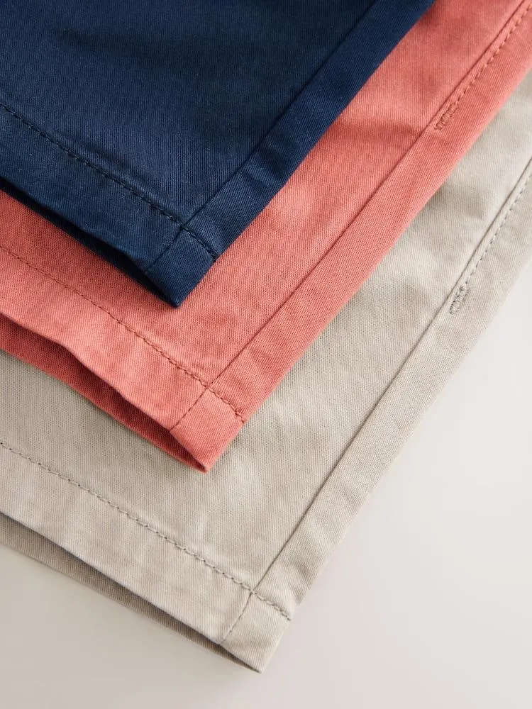 červenomodré - Natahovací šortky, 3 ks (3-16 let)