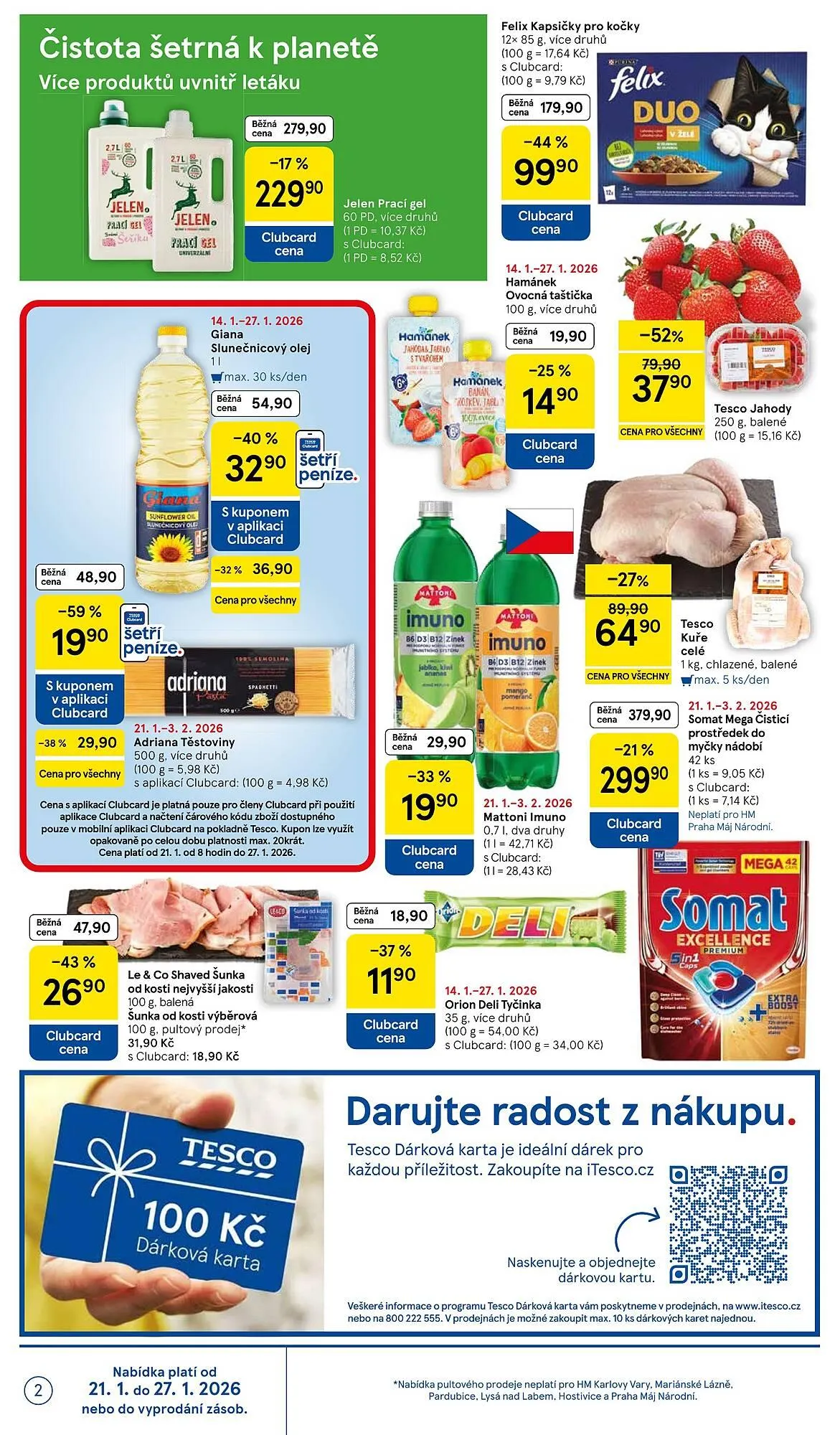 Tesco leták - 21. ledna 27. ledna 2026 - Page 2