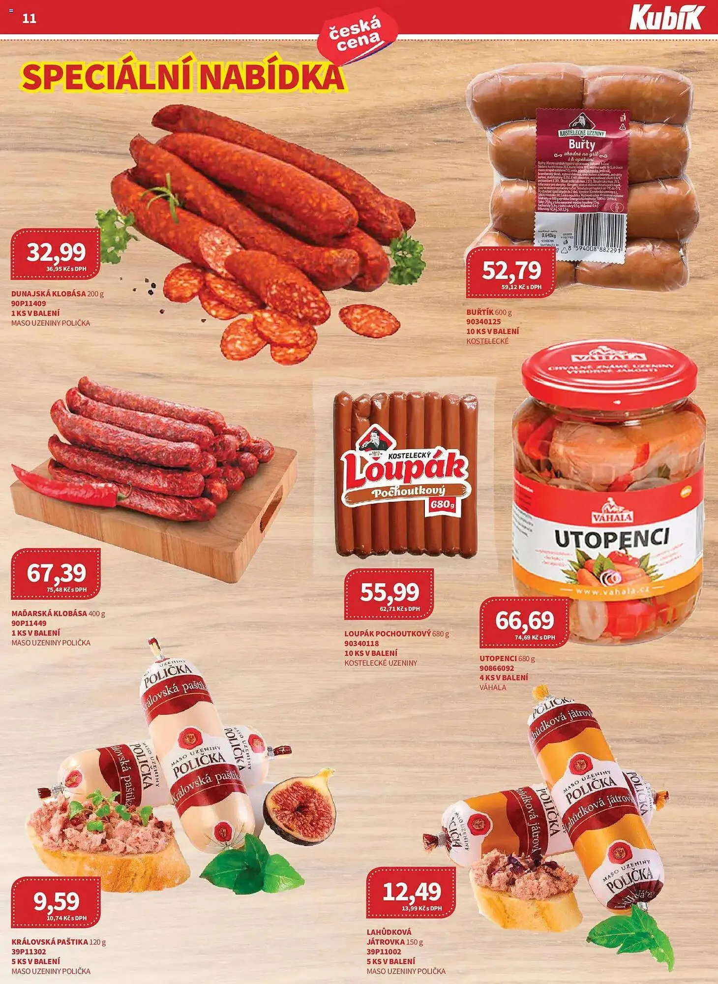 Kubík potraviny leták - 1. března 31. března 2026 - Page 11