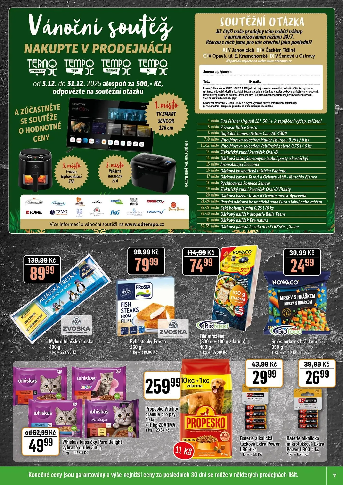 TEMPO leták - 3. prosince 16. prosince 2025 - Page 7