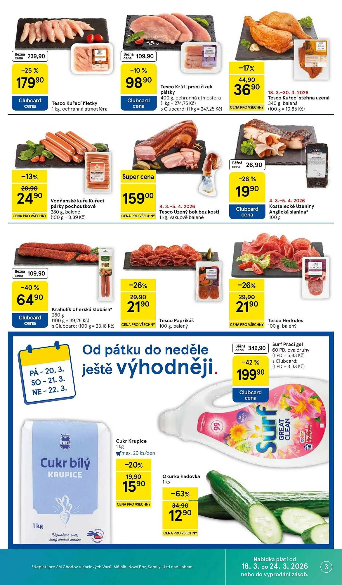 Tesco leták - 18. března 24. března 2026 - Page 3