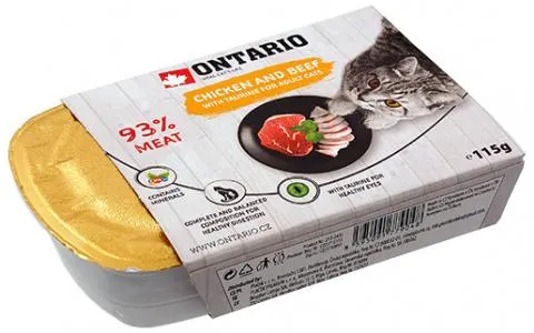 Vanička Ontario Chicken & Beef with Taurine 115g