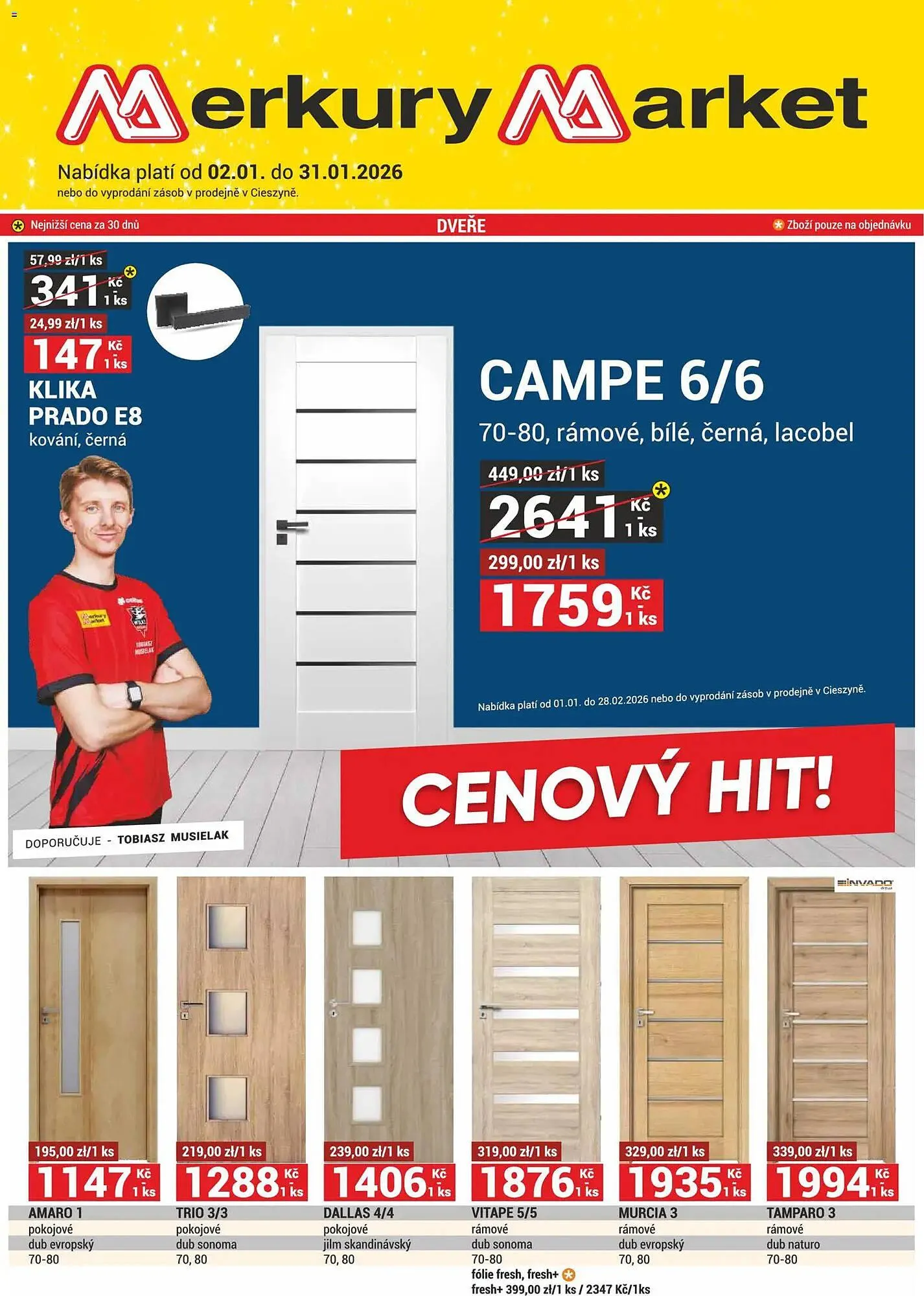 Merkury Market leták - 2. ledna 31. ledna 2026 - Page 1