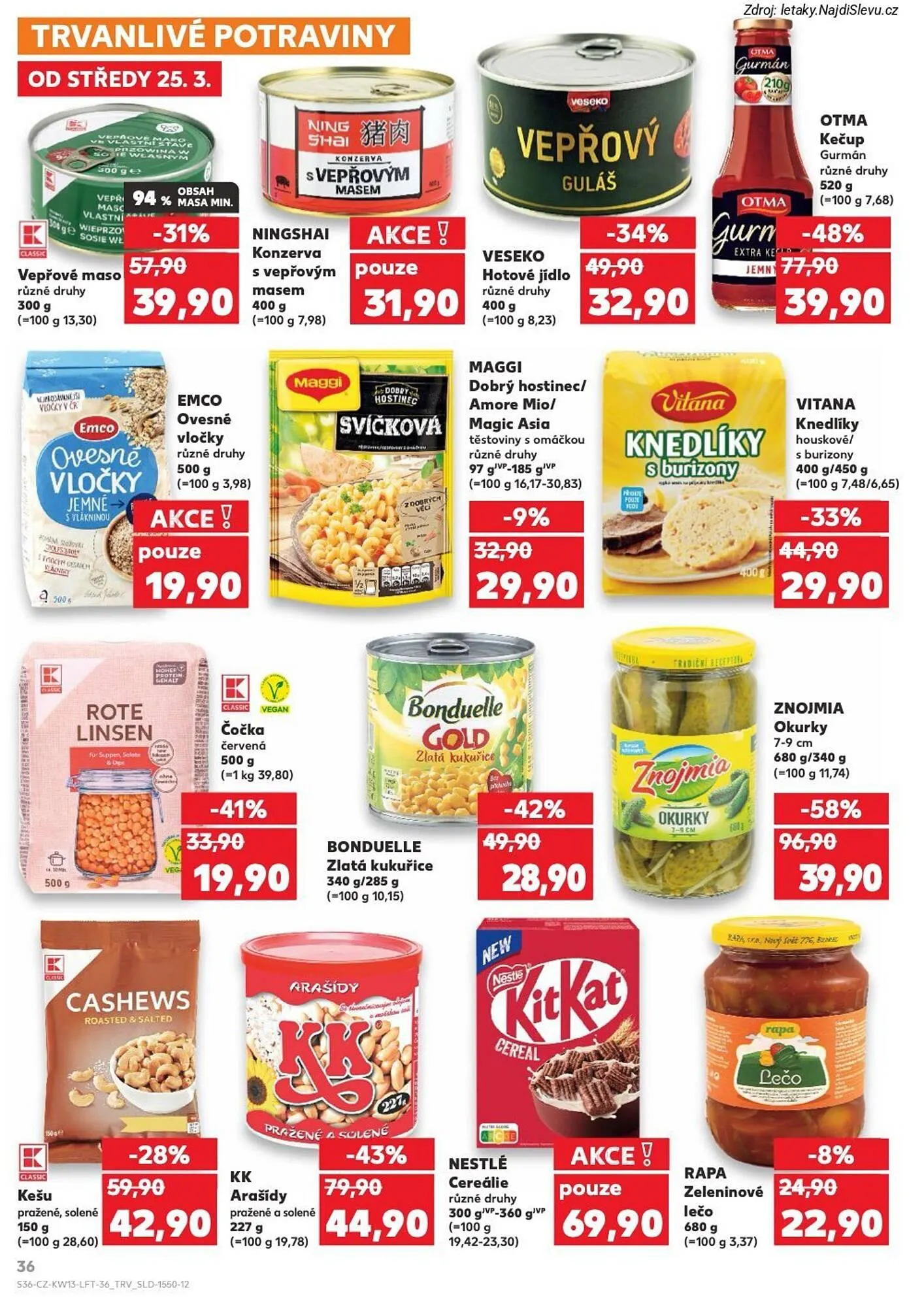 Kaufland leták - 25. března 31. března 2026 - Page 36