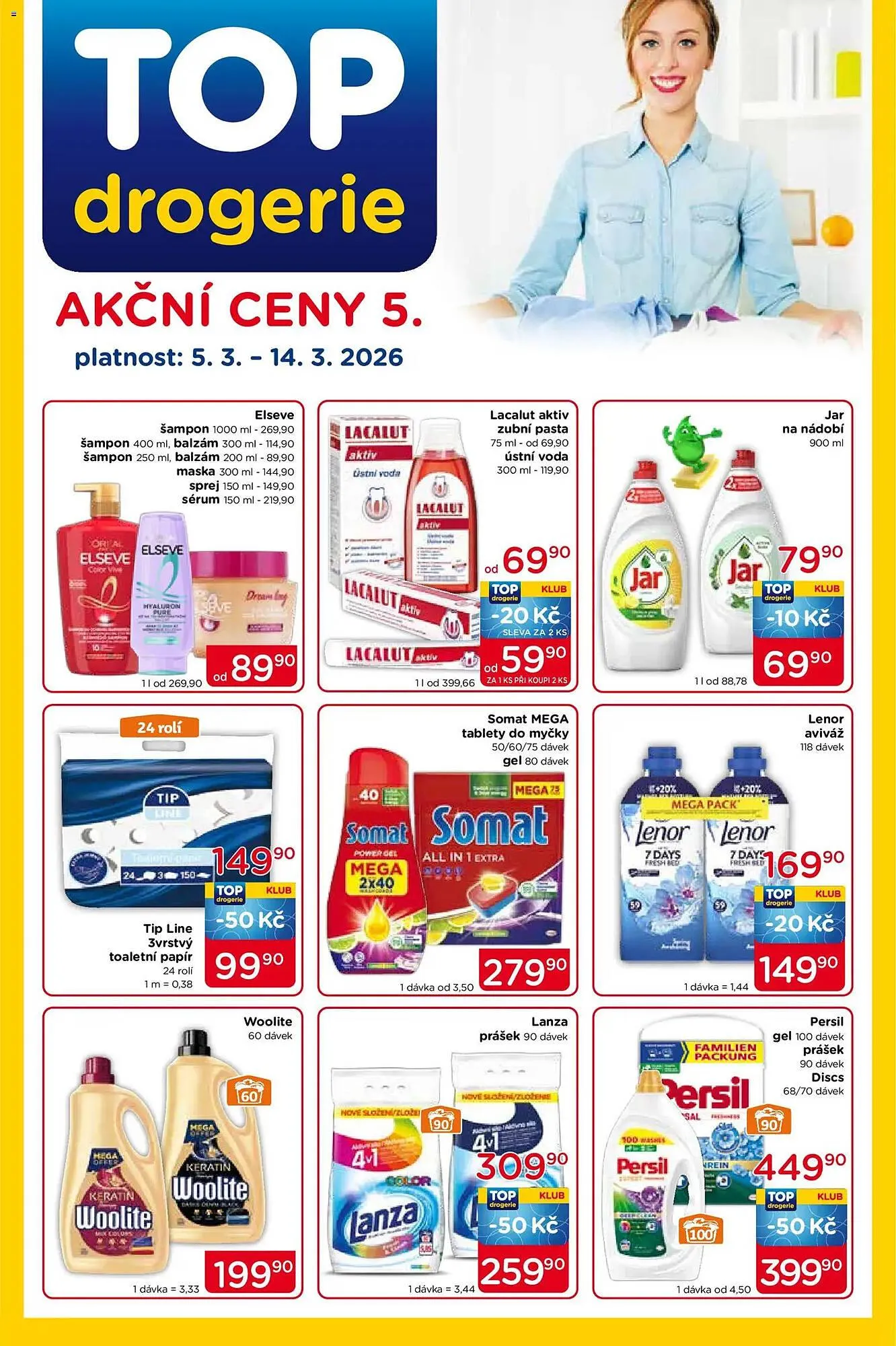 TOP drogerie leták - 5. března 14. března 2026 - Page 1