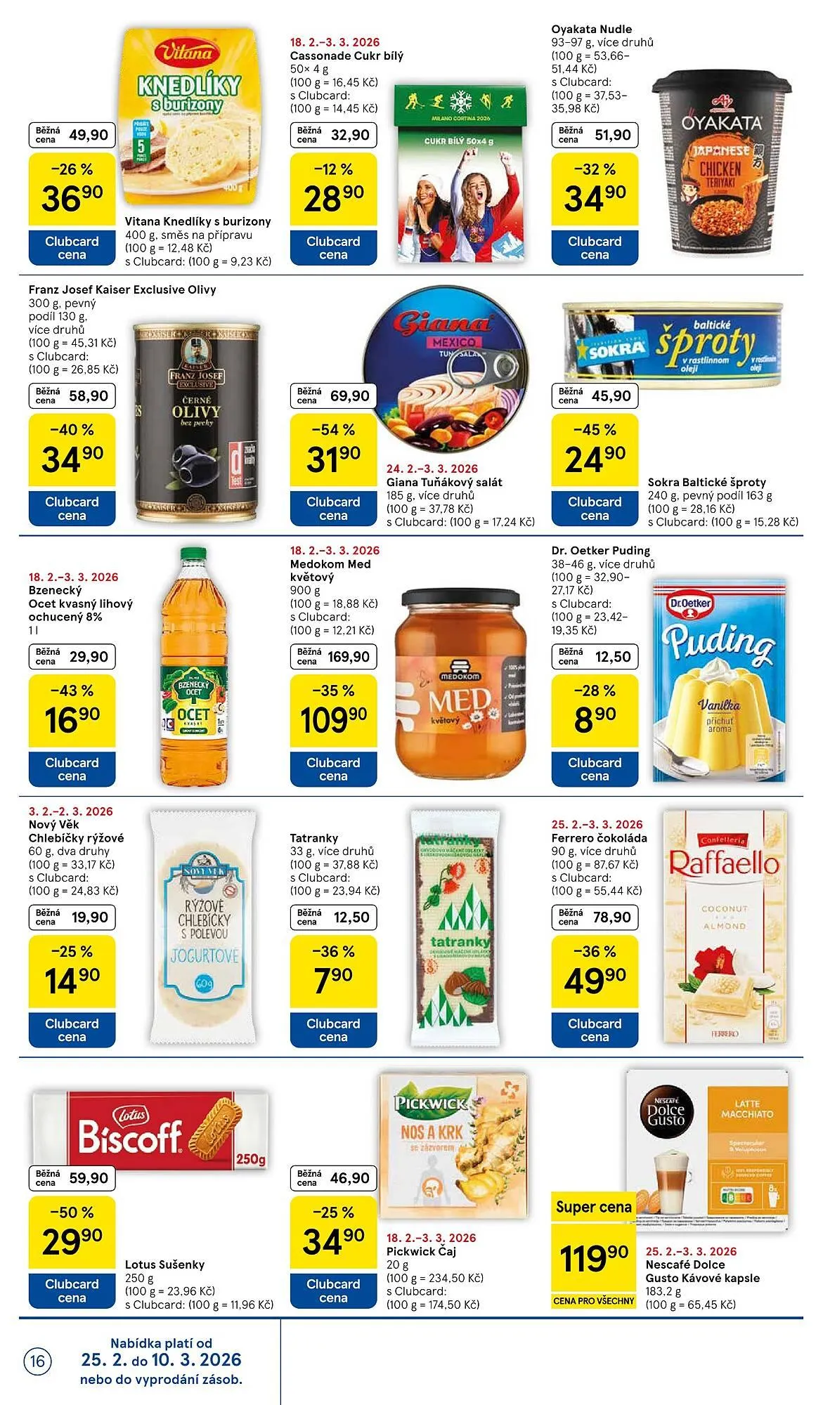 Tesco leták - 25. února 3. března 2026 - Page 16