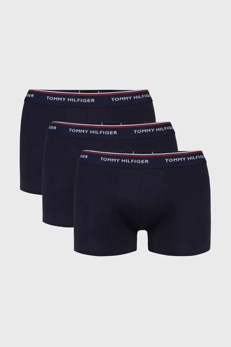 3PACK Boxerky Tommy Hilfiger Premium Essentials - tmavěmodrá