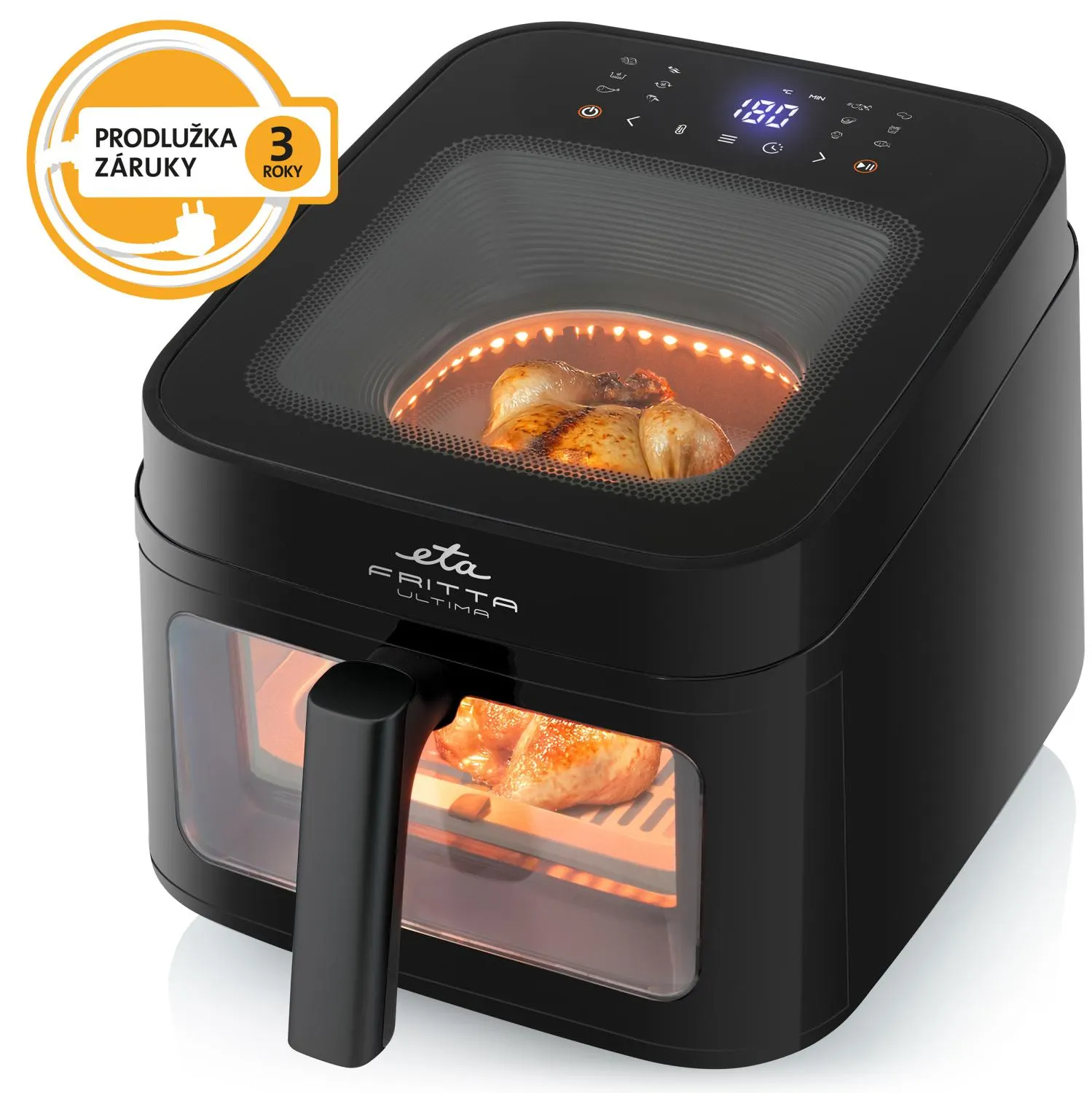 Fritéza horkovzdušná ETA Fritta Ultima 7168 90000 černá