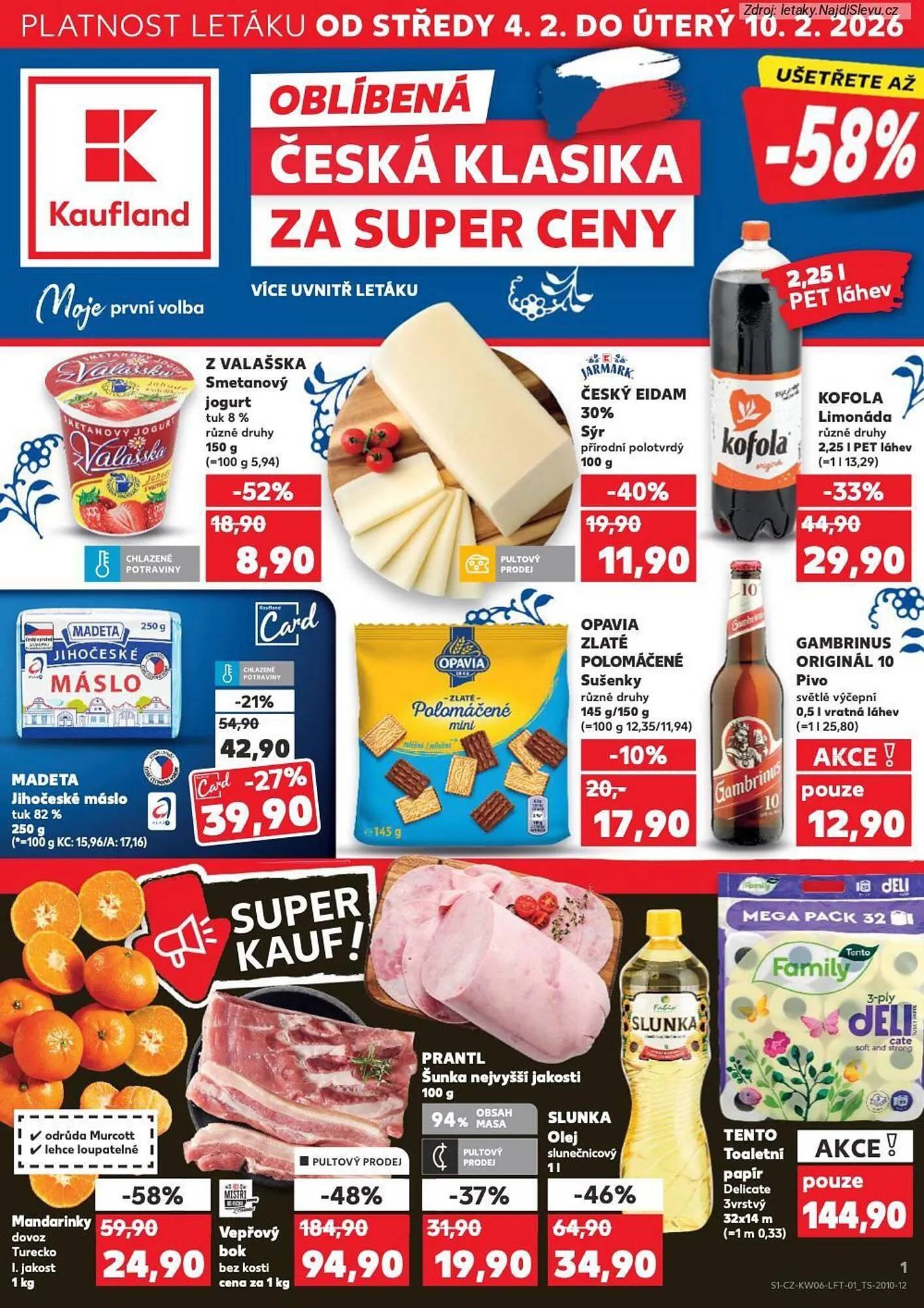 Kaufland leták - 4. února 10. února 2026 - Page 1