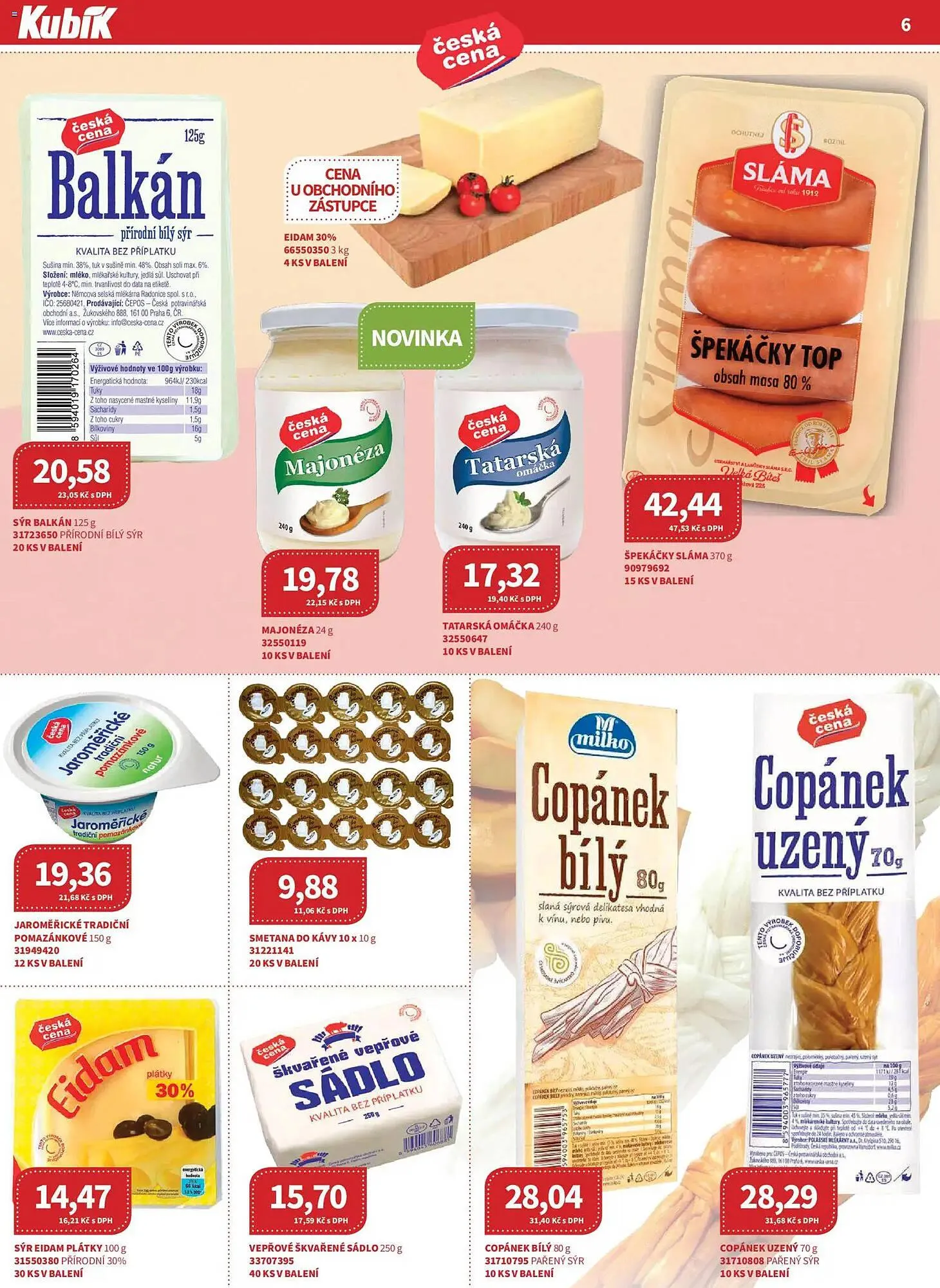 Kubík potraviny leták - 1. dubna 30. dubna 2026 - Page 6