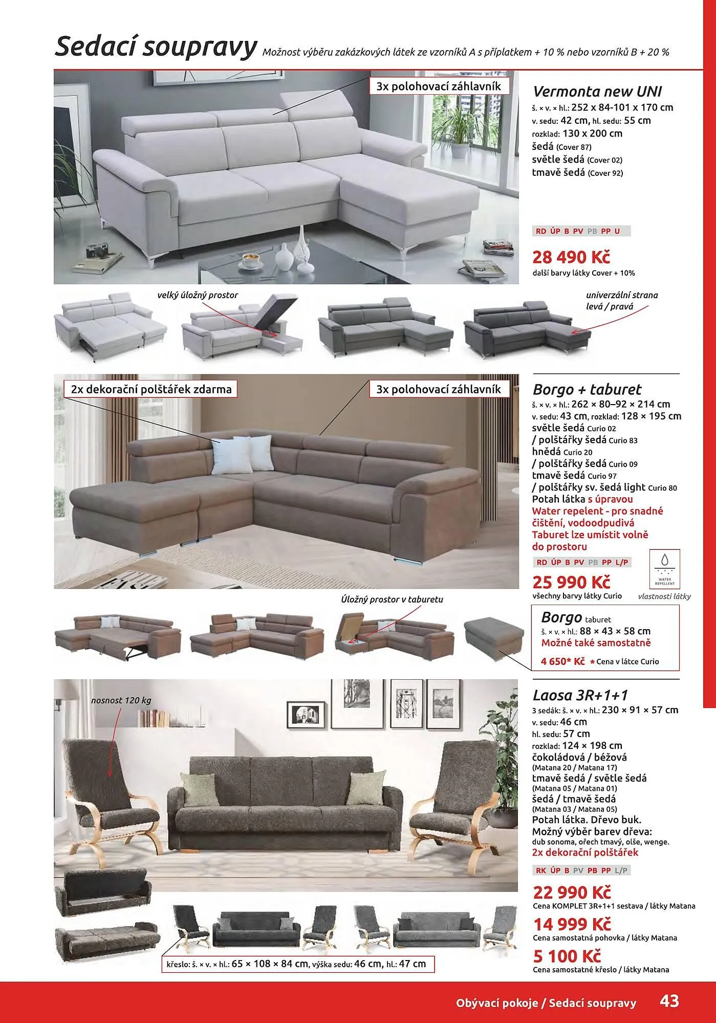 Nábytkáři Čech a Moravy leták - 15. srpna 31. prosince 2025 - Page 43