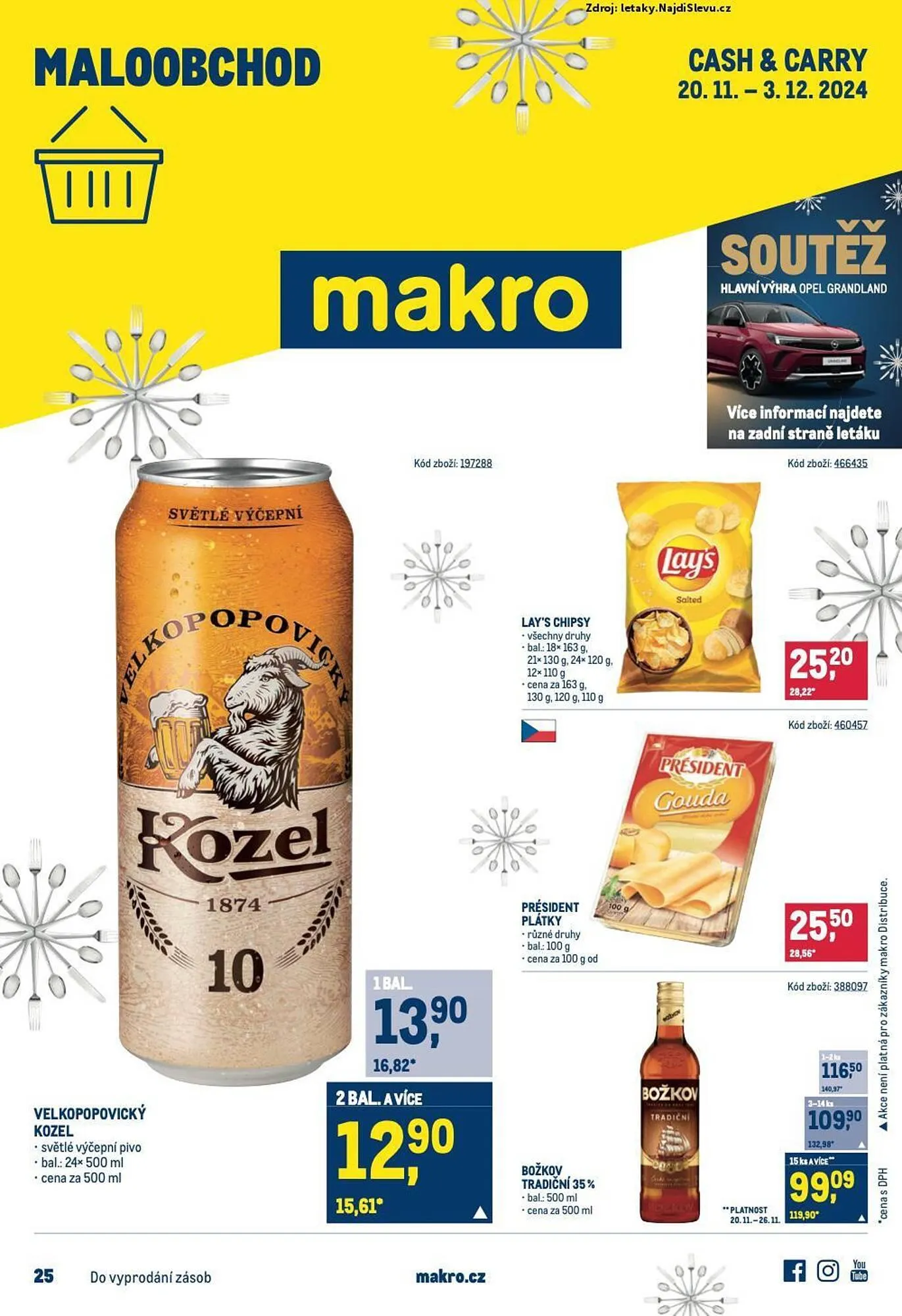 Makro leták - 20. listopadu 3. prosince 2024 - Page 1