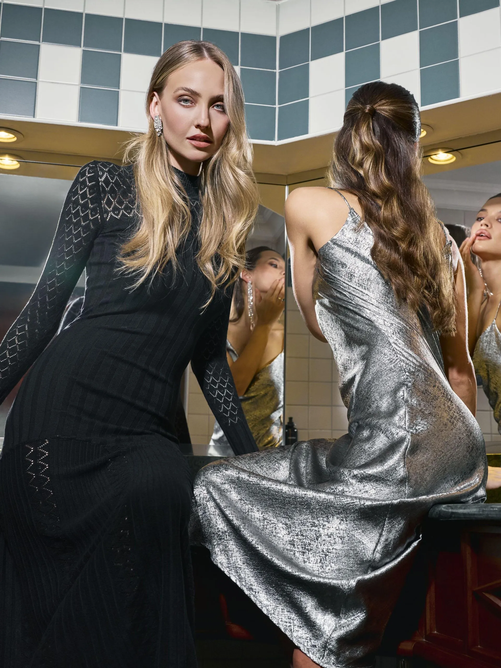 Černé dámské maxi šaty ORSAY