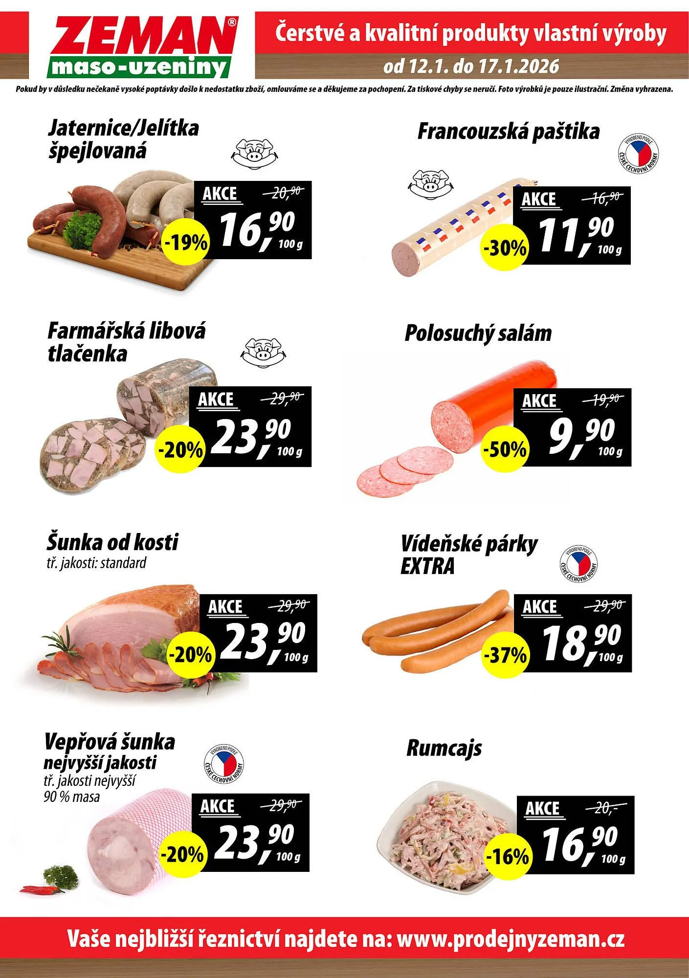 ZEMAN leták - 12. ledna 17. ledna 2026 - Page 2