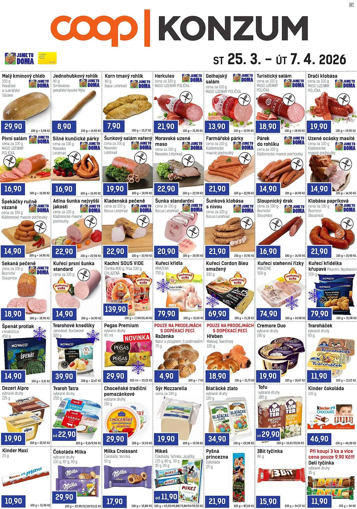 Konzum leták - 25. března 7. dubna 2026 - Page 1