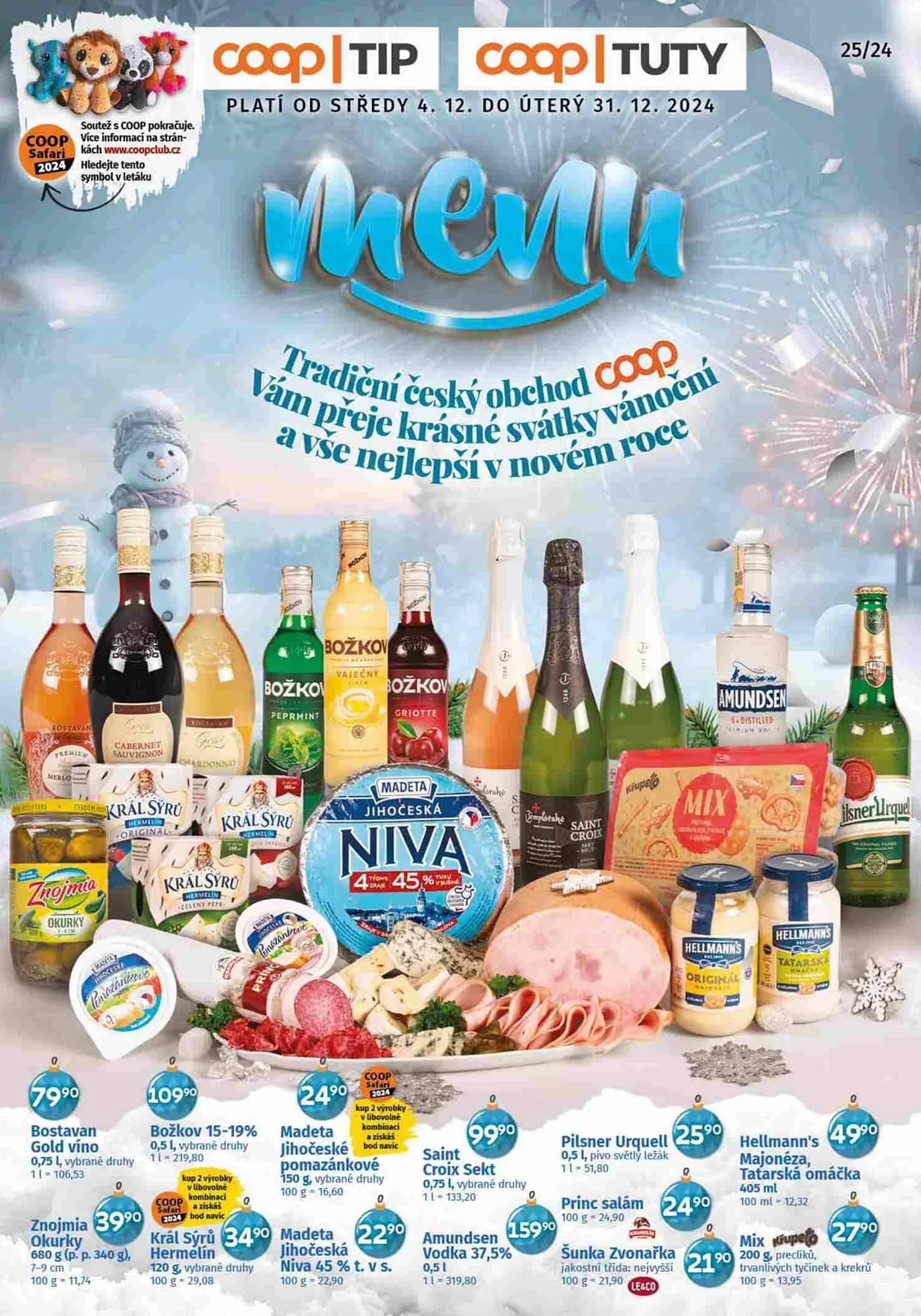 Konzum leták - 4. prosince 31. prosince 2024 - Page 1