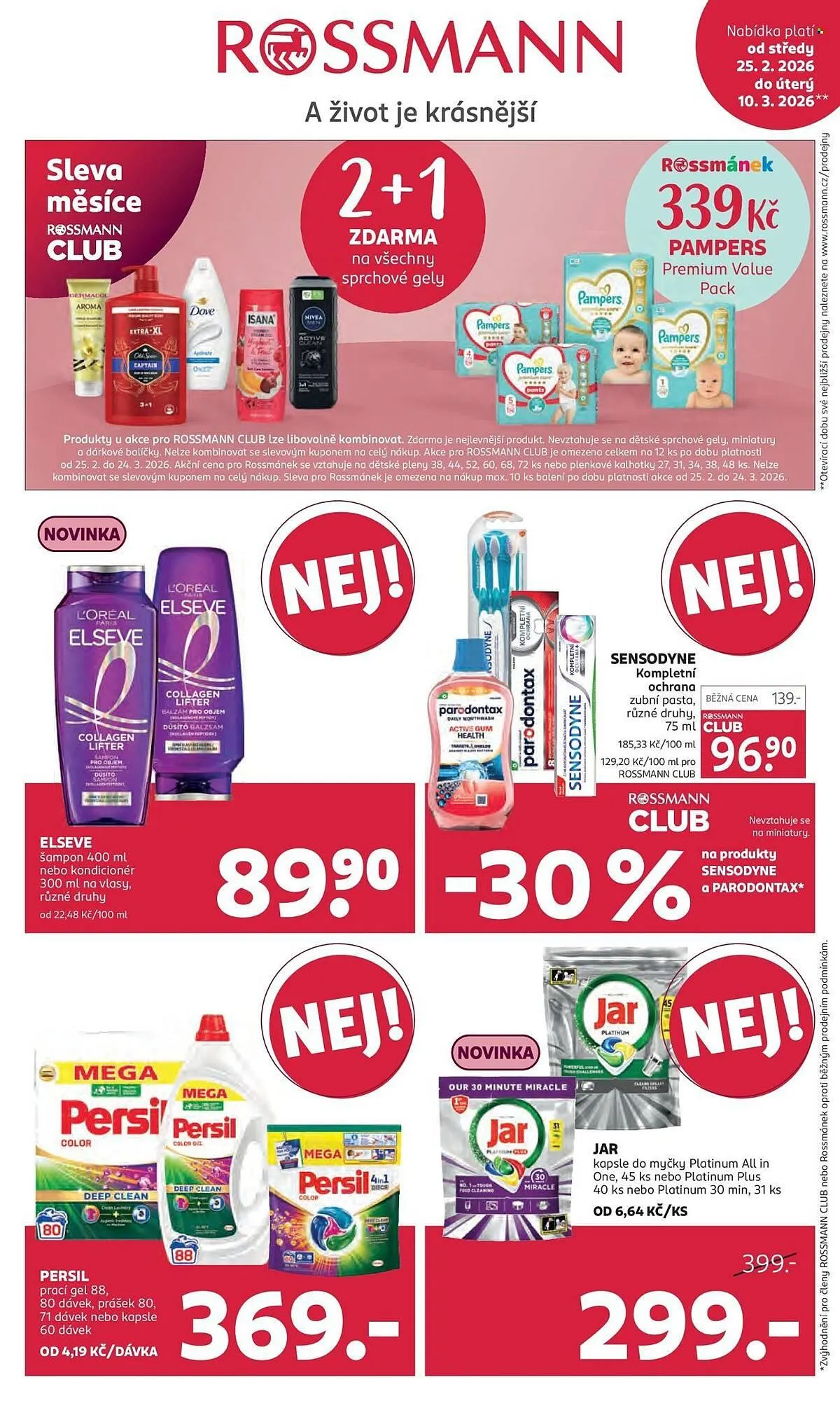 Rossmann leták - 25. února 10. března 2026 - Page 1