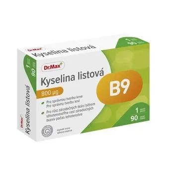 Dr. Max Kyselina listová 800 µg 90 tablet