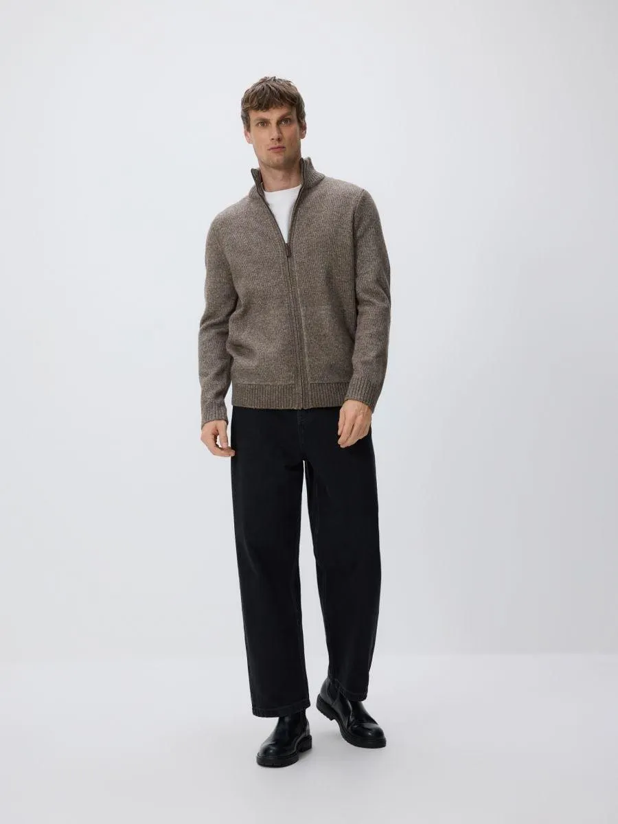 Svetr s rolákem s příměsí vlny