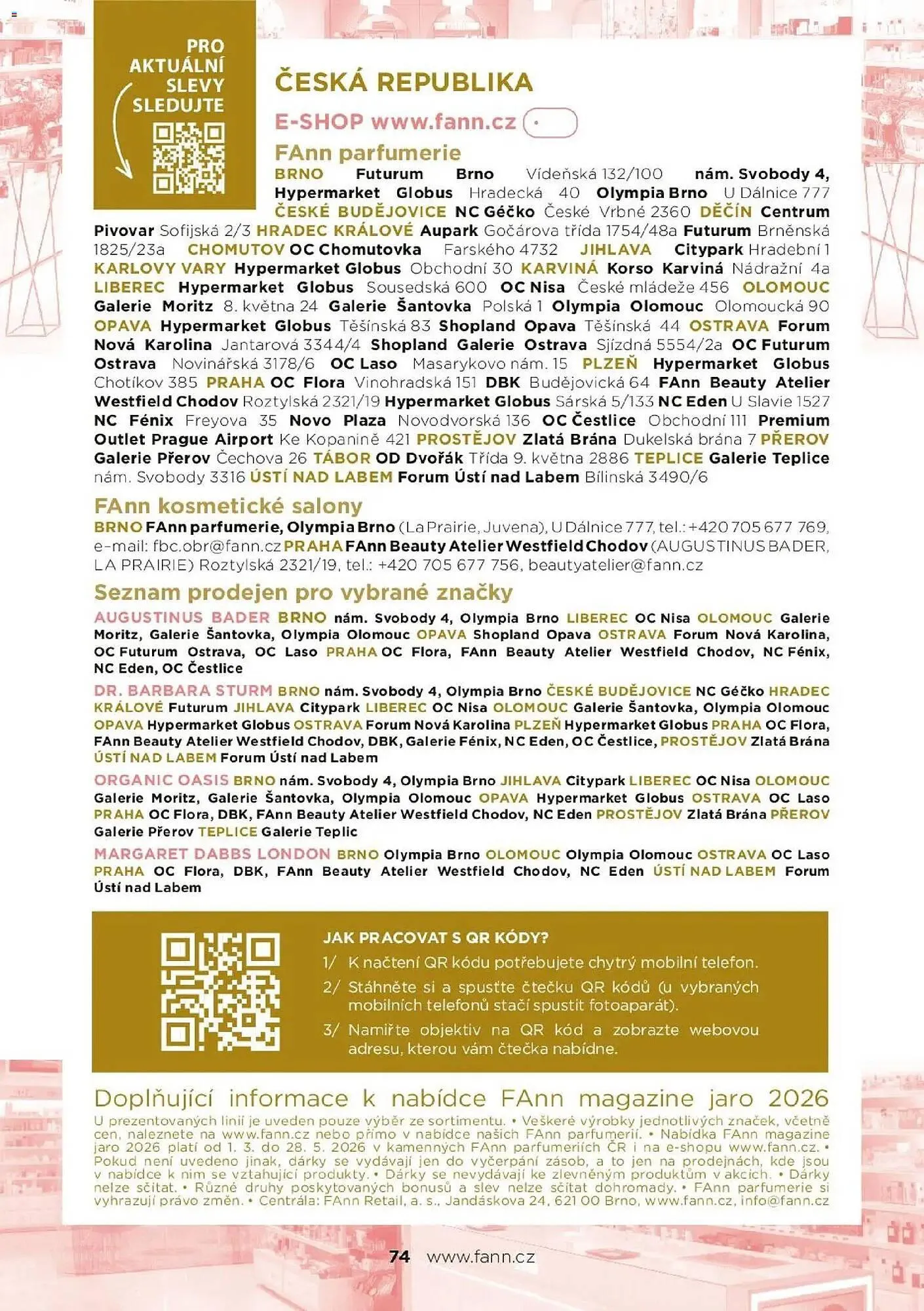 Fann Parfumerie leták - 24. února 31. května 2026 - Page 74