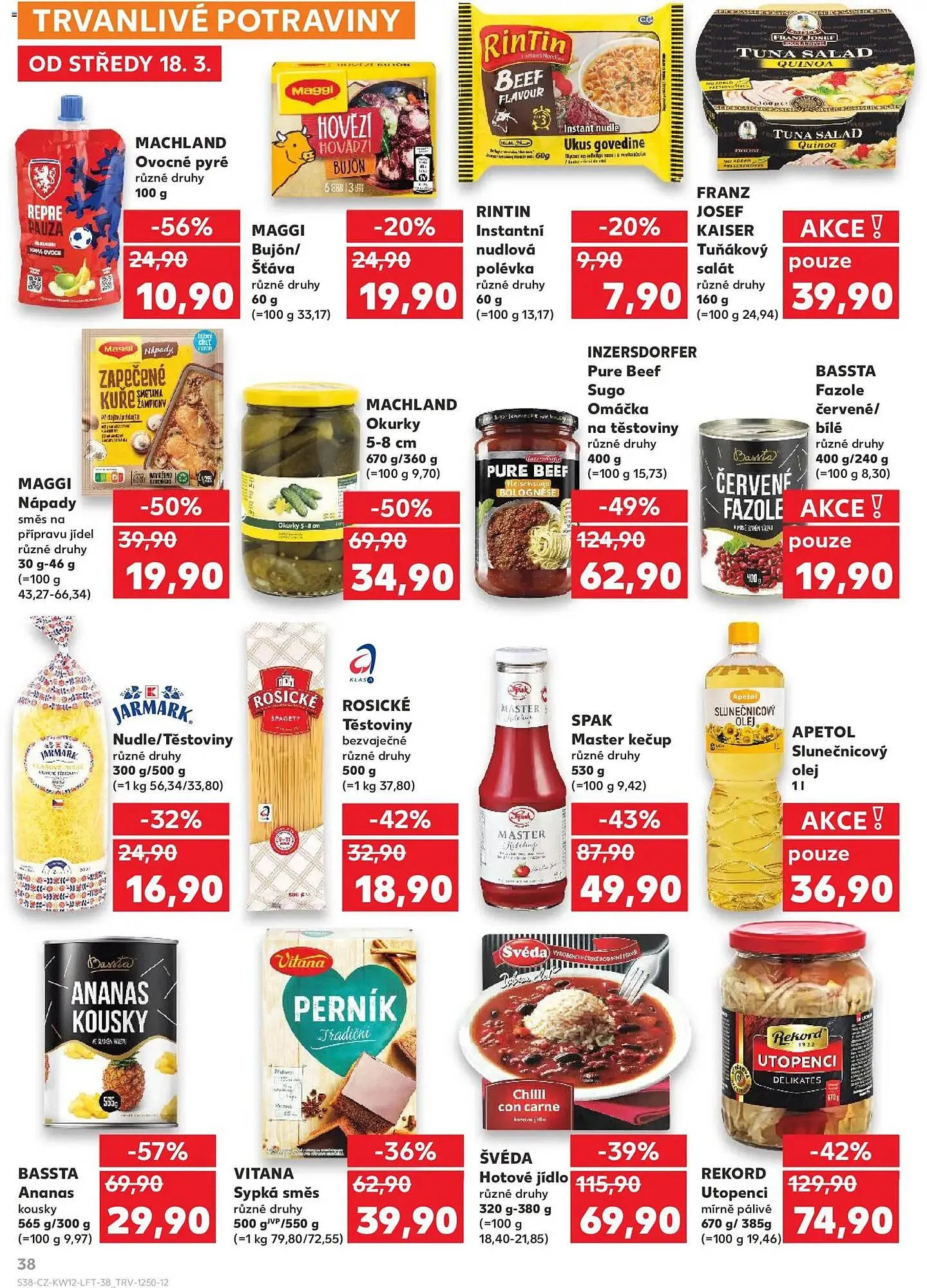 Kaufland leták - 18. března 24. března 2026 - Page 38