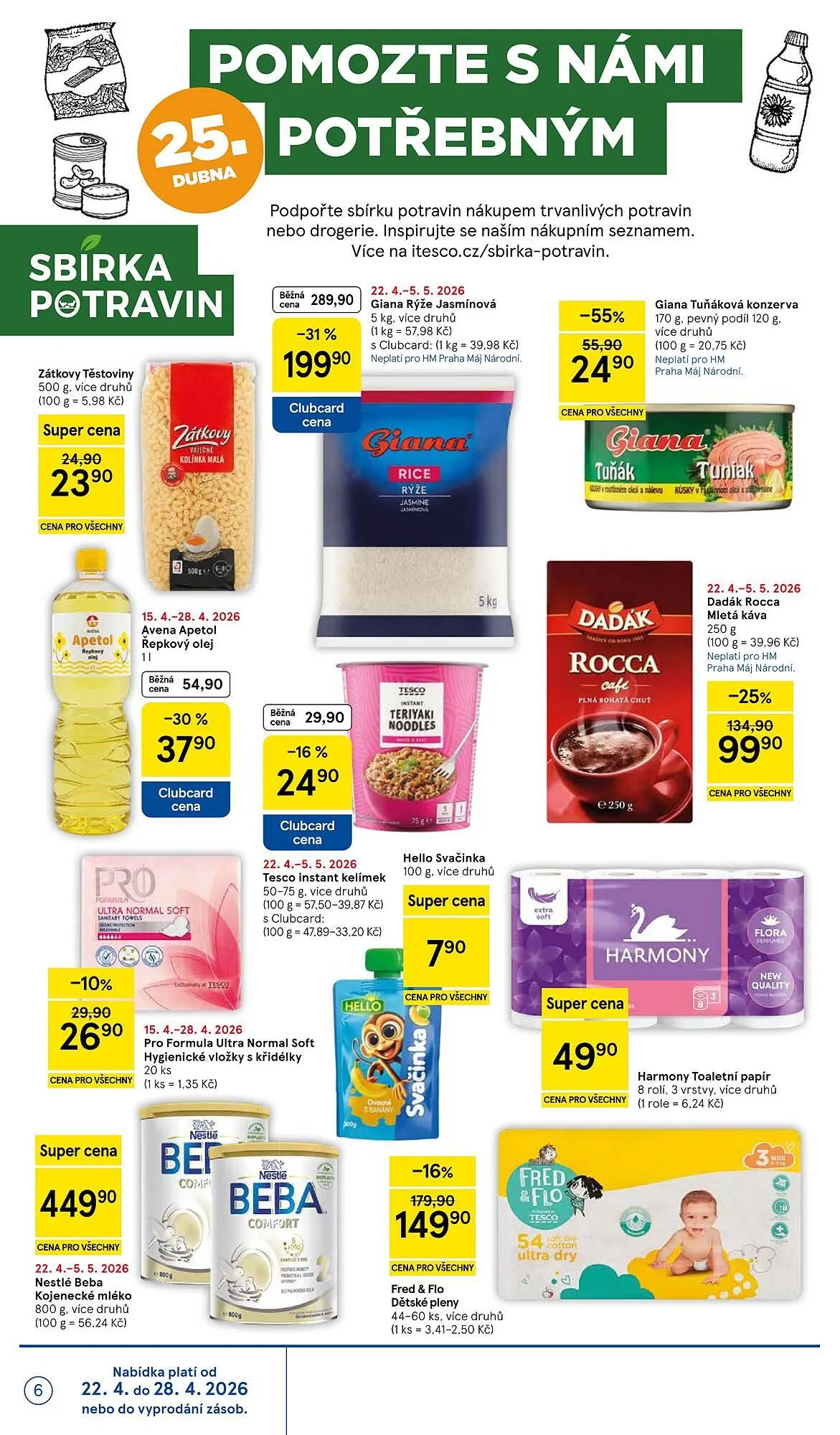 Tesco leták - 22. dubna 28. dubna 2026 - Page 6
