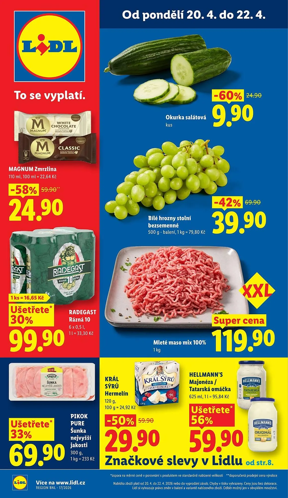 Lidl leták - 20. dubna 22. dubna 2026 - Page 1
