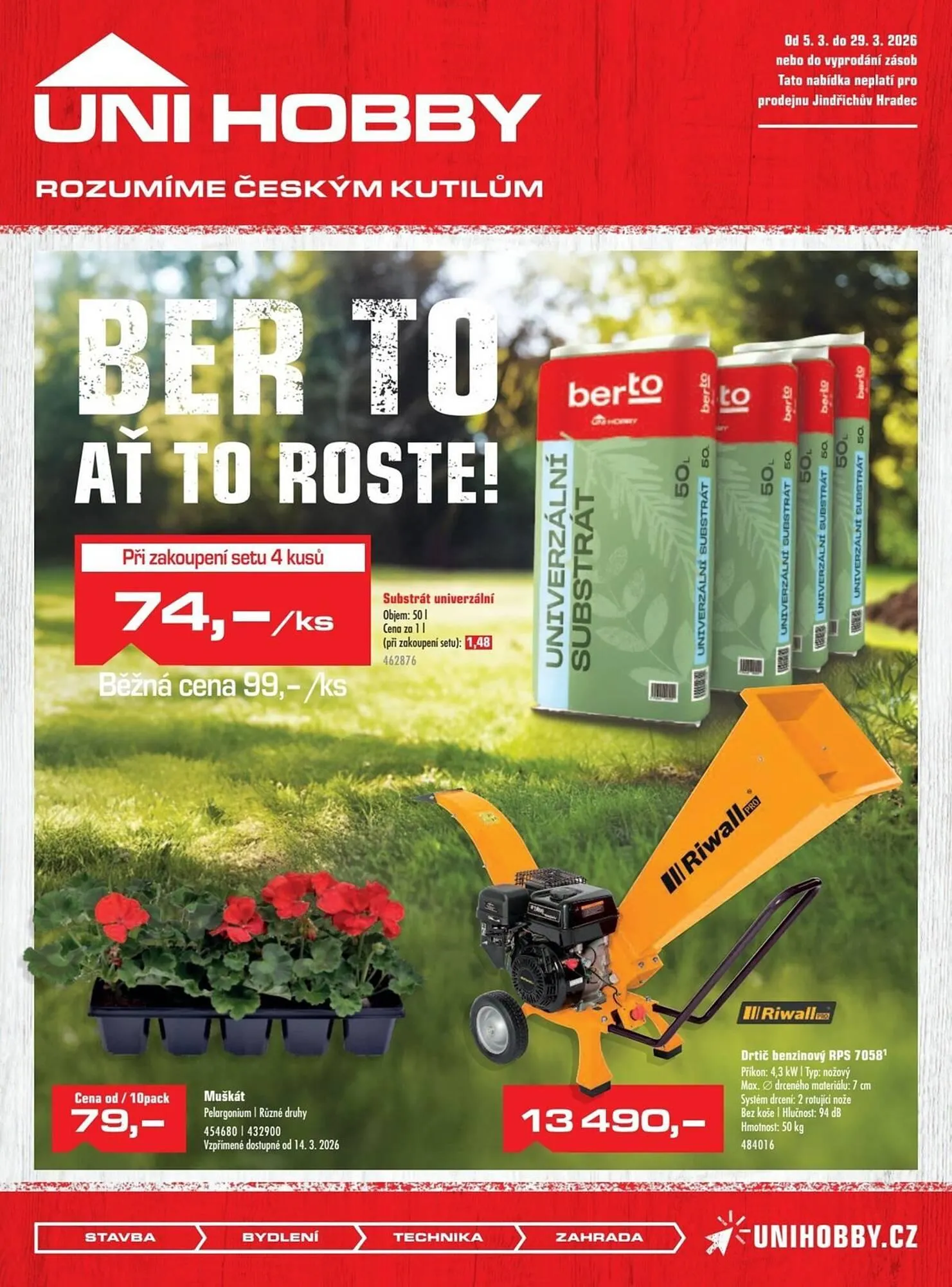 Uni Hobby leták - 5. března 29. března 2026 - Page 1