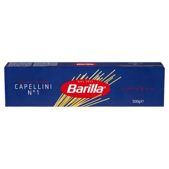 Barilla Capellini Durum Wheat Semolina Pasta 500g