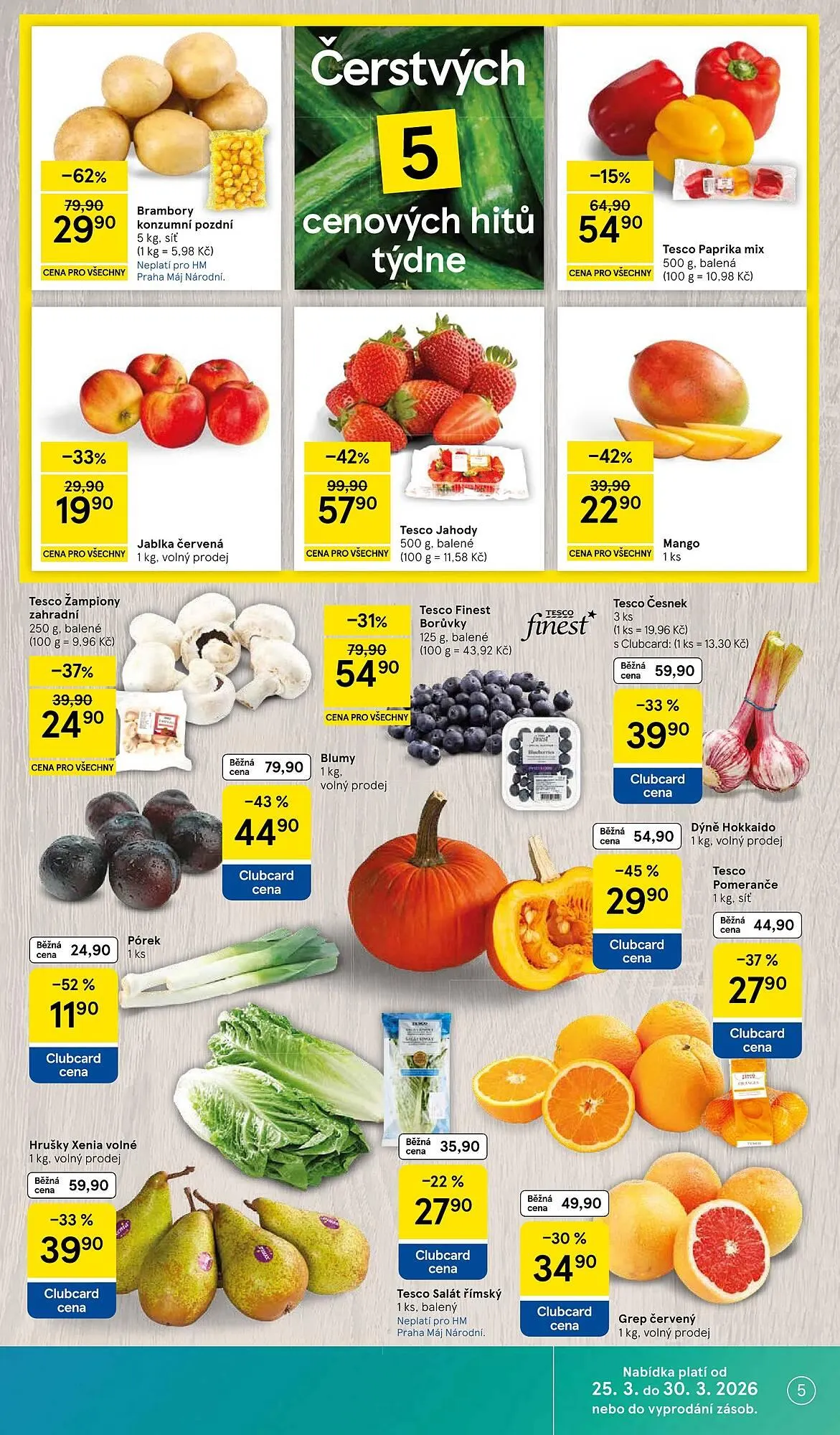 Tesco leták - 25. března 30. března 2026 - Page 5