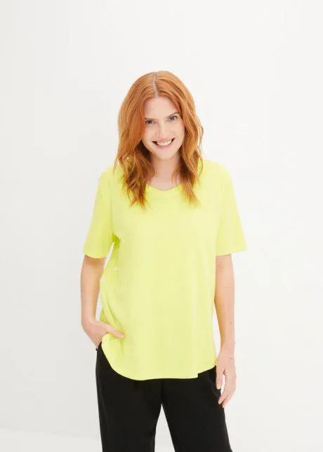 Tričko s knoflíky po stranách, organická bavlna