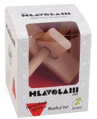 Dřevěný hlavolam – Kříž
