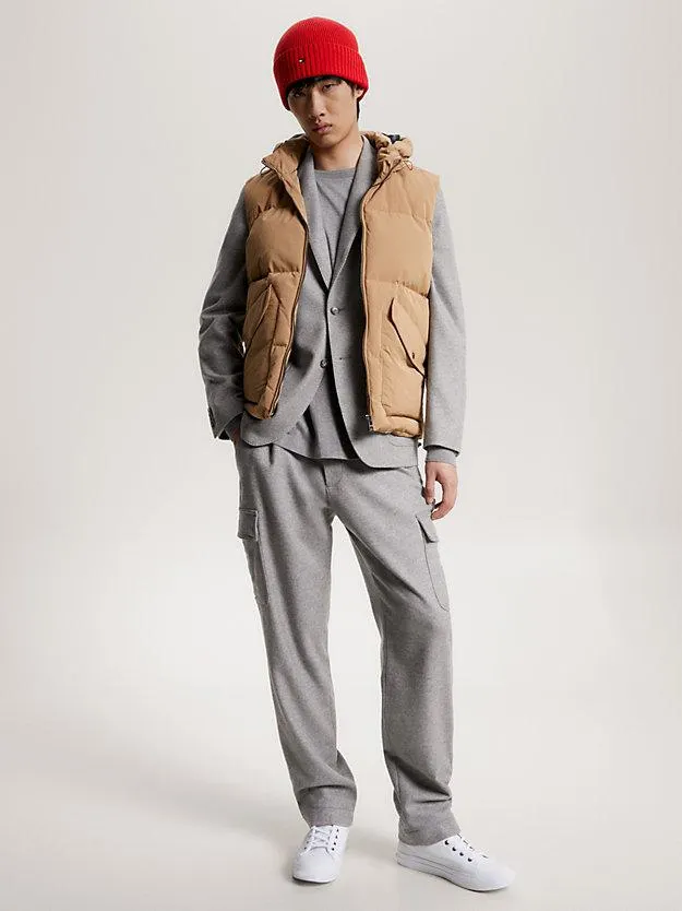 TH Warm Down Hooded Recycled Gilet