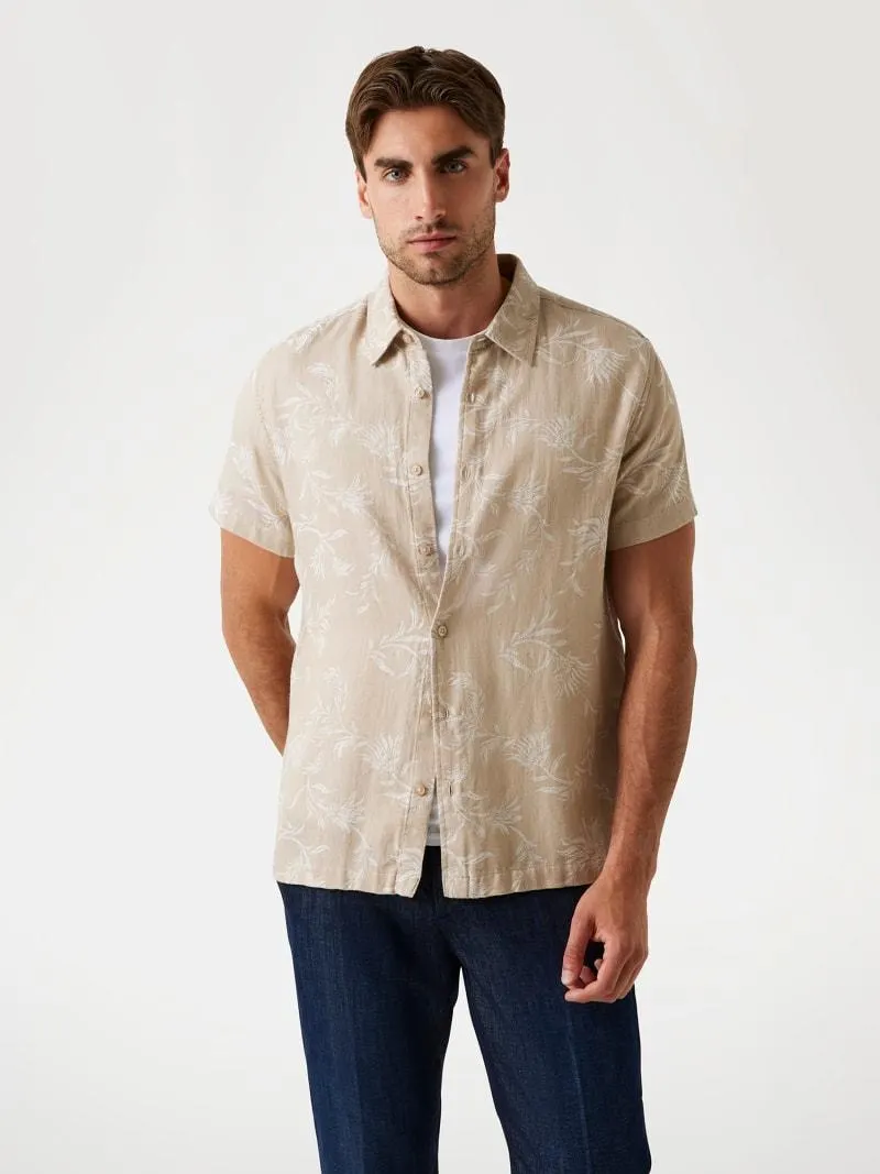 Camisa de mezcla de lyocell jacquard