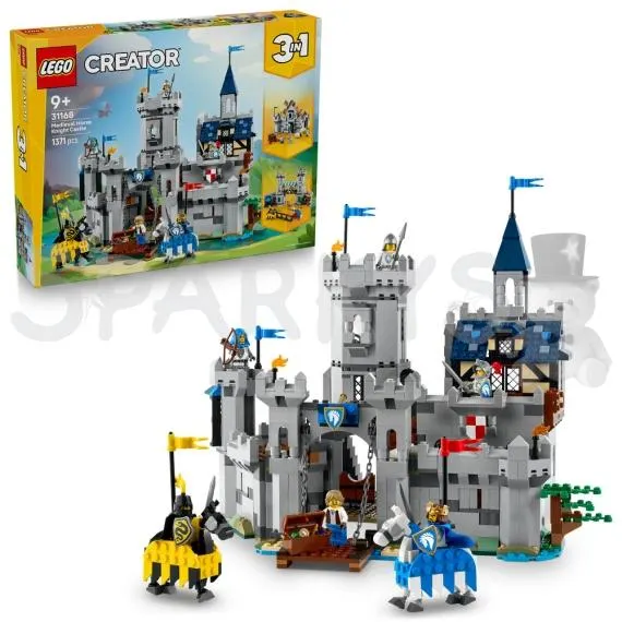 LEGO® Creator 3v1 31168 Středověký hrad a rytíři na koních