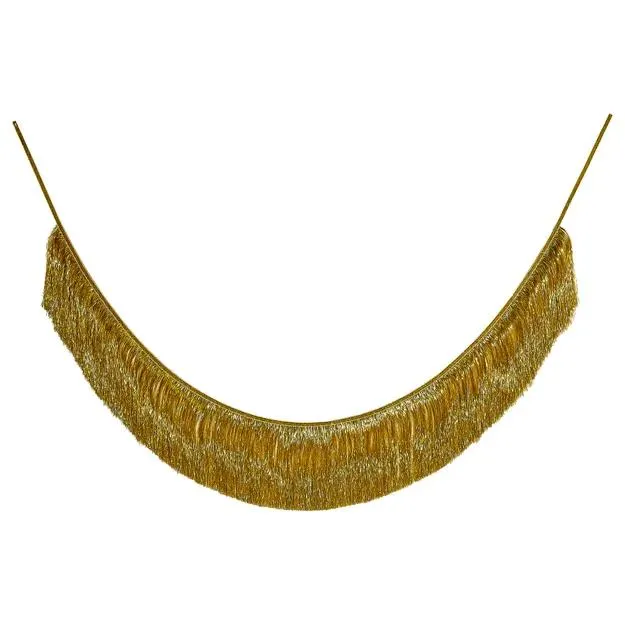 BANNER DAY Girlanda z třásní 2 m - zlatá