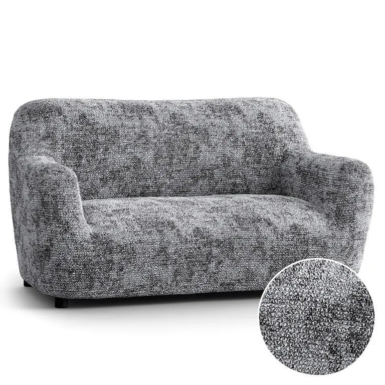 Bielastické potahy MARMO šedé